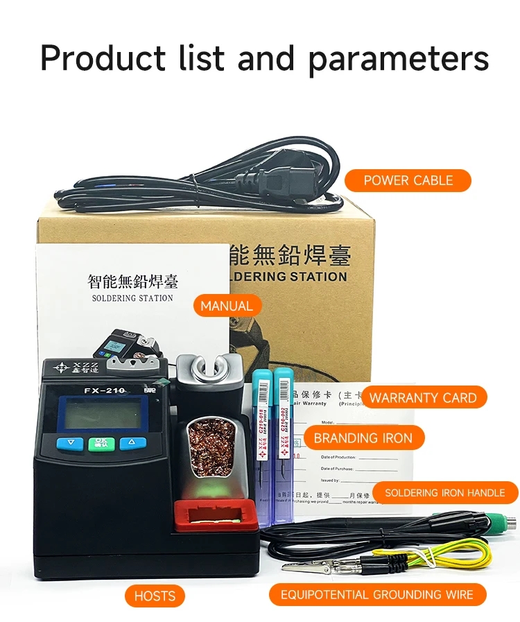 XZZ FX-210 Super Precision Sol - C210 Precision Soldering Station ulasan dan harga